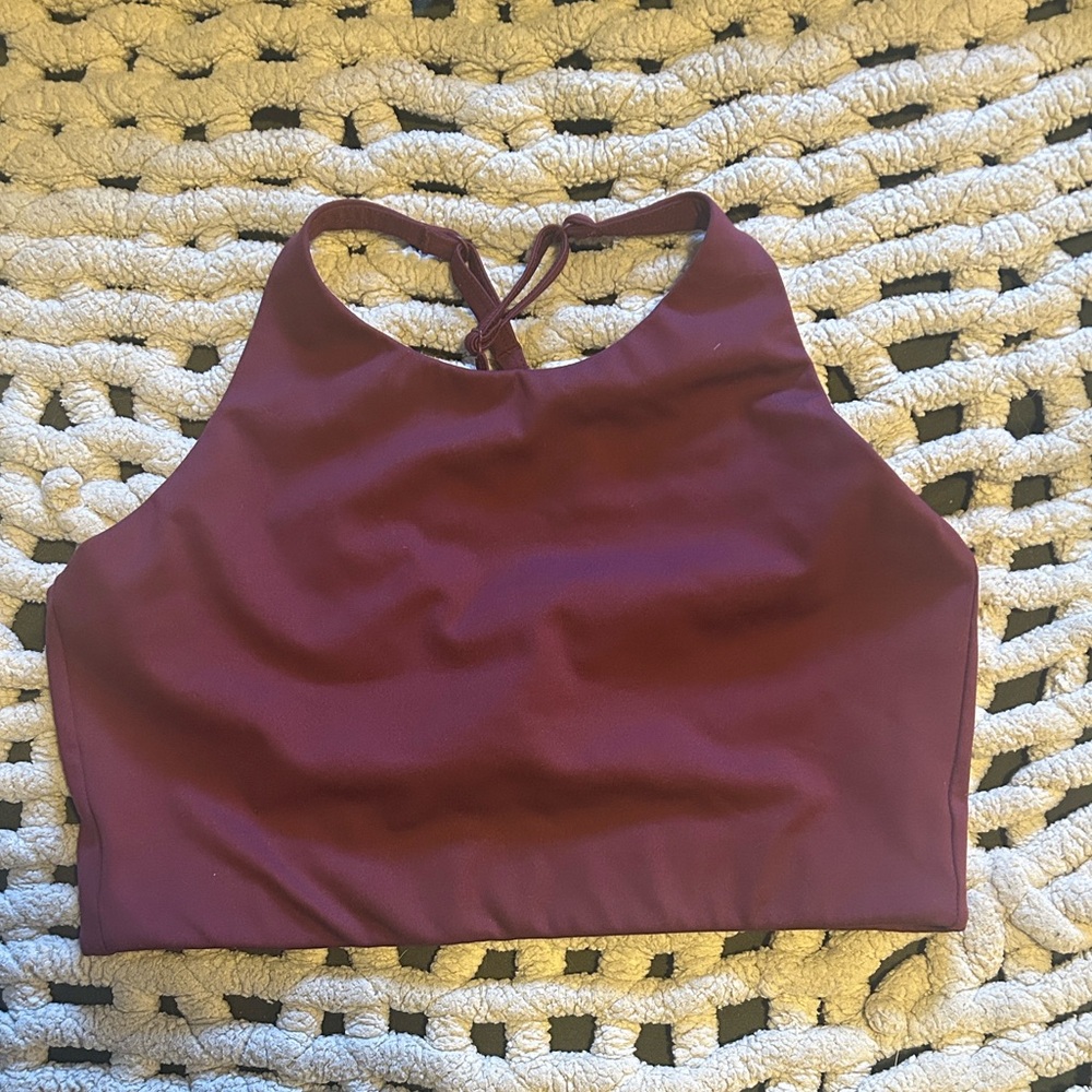 Girlfriend collective Topanga cross back sports bra